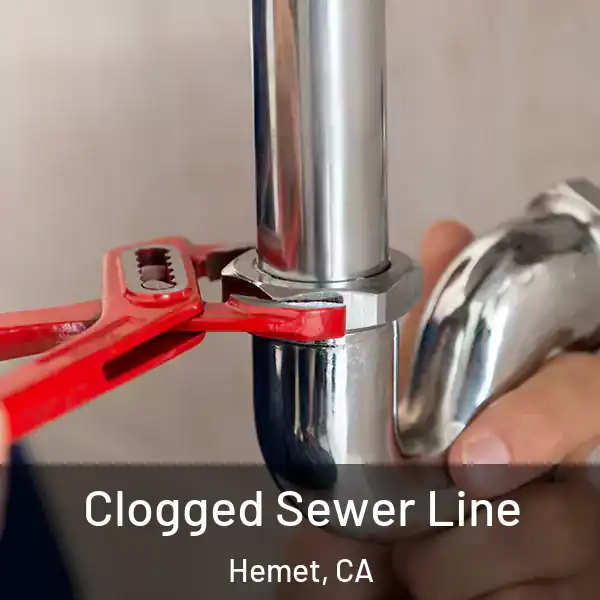  Clogged Sewer Line Hemet, CA