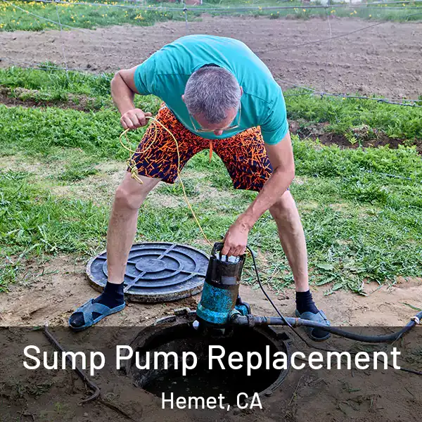  Sump Pump Replacement Hemet, CA